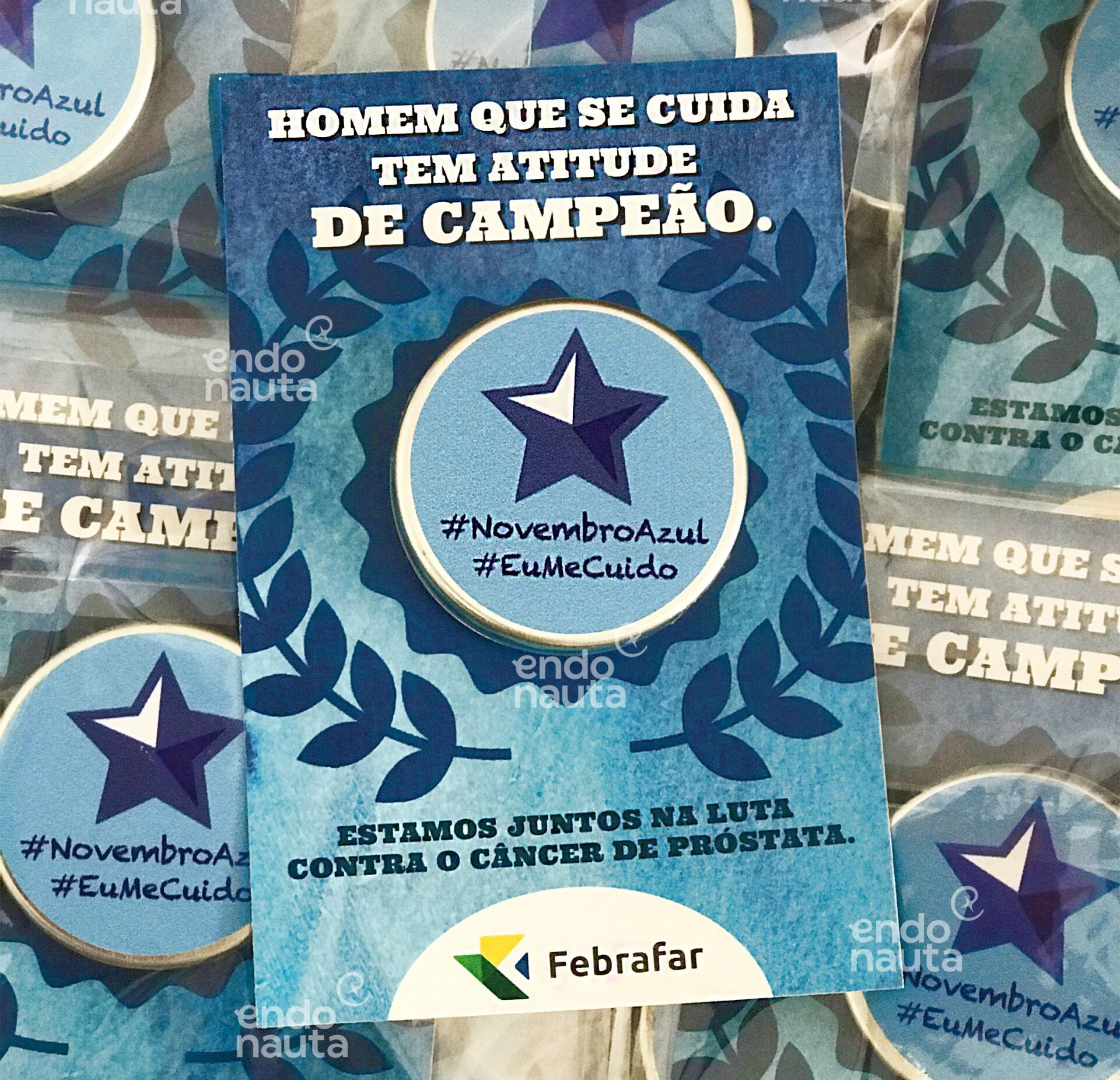 MEDALHA – CARTÃO NOVEMBRO AZUL