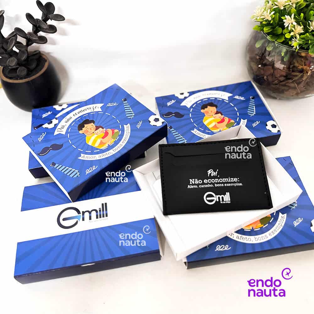 a group of boxes with a wallet in it
