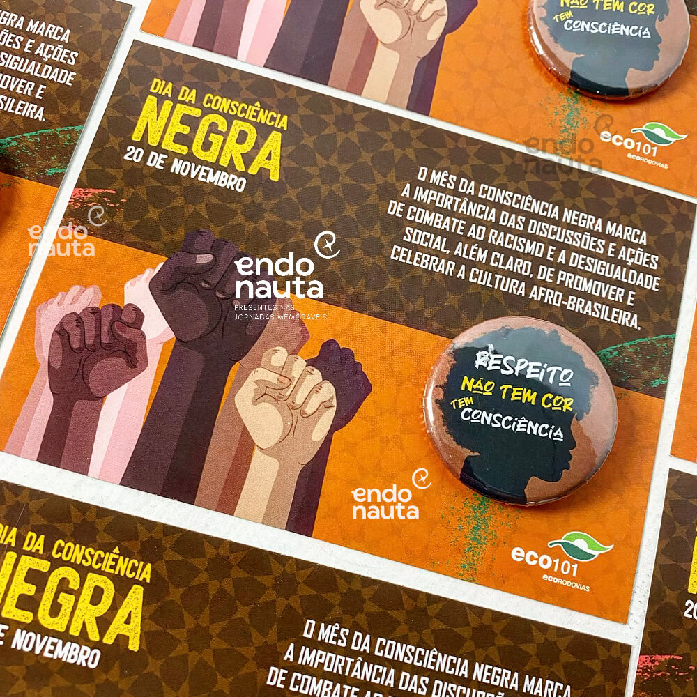 CARTÃO BOTTON CONSCIÊNCIA NEGRA