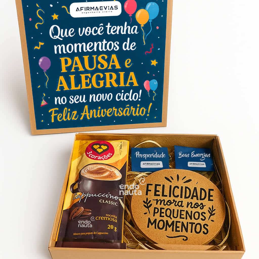 Kit Aquecendo o Coração Aniversário do Colaborador