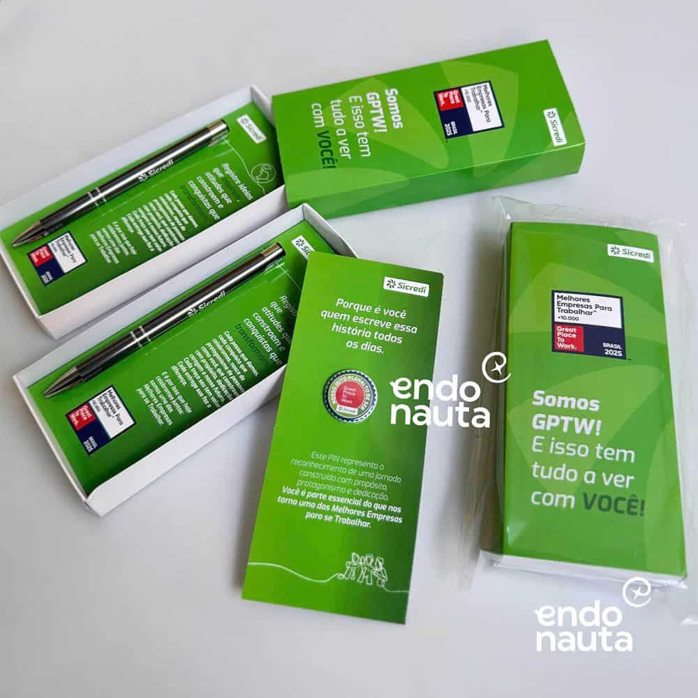 Sicredi - Celebrando o GPTW com os colaboradores 4 KIT DE RECONHECIMENTO GPTW SICREDI ENDONAUTA 2