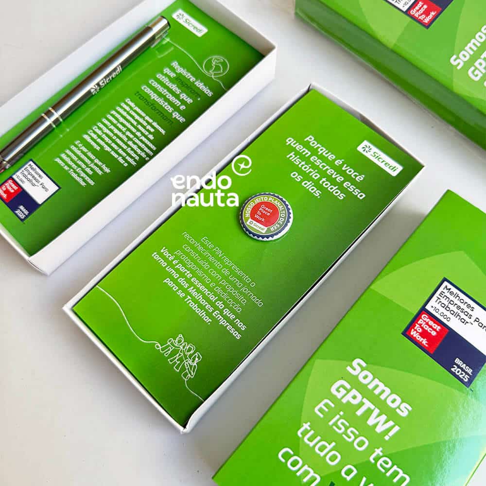 Sicredi - Celebrando o GPTW com os colaboradores 5 KIT DE RECONHECIMENTO GPTW SICREDI ENDONAUTA 3