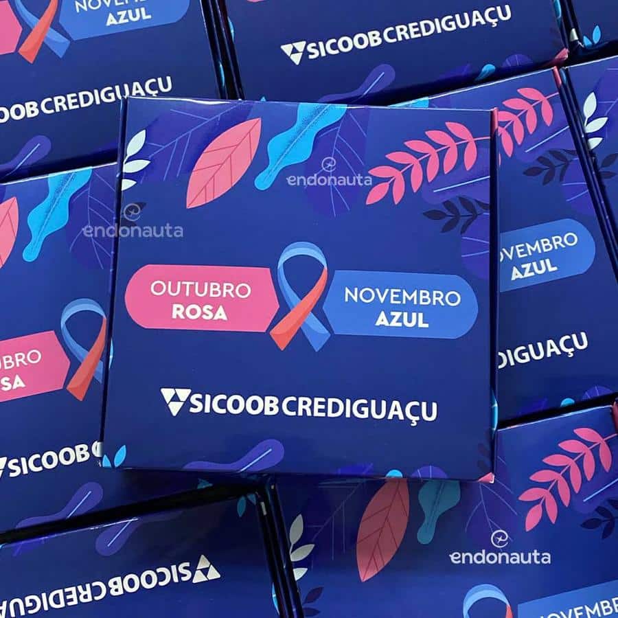 Caixa Exemplo — Outubro Rosa e Novembro Azul
