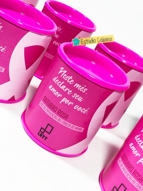 Latinha Outubro Rosa — detalhe
