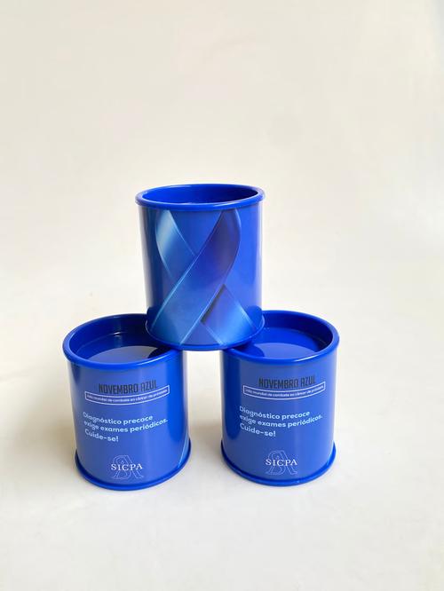 Latinha Serenata — Novembro Azul — detalhe