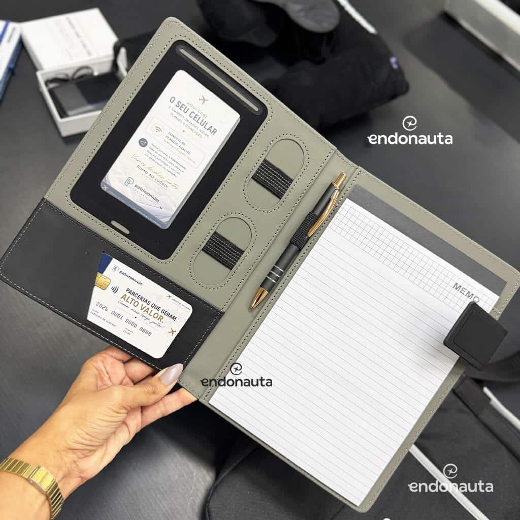 pasta personalizada para kit de treinamento, convenção e mentoria